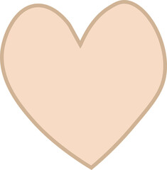 Peach Heart inspired by Mother's Day