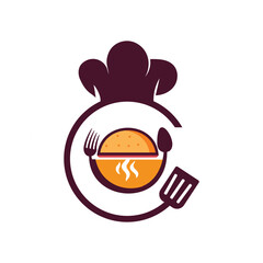 Chef Hat Food Logo design
