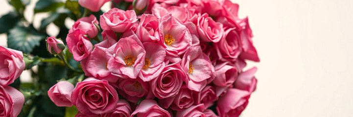 Fresh Pink Spray Roses Bouquet
