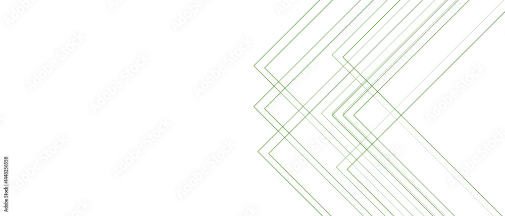 Leinwandbilder abstract white and green background with lines. light pastel green color palette with fine, semi-tra