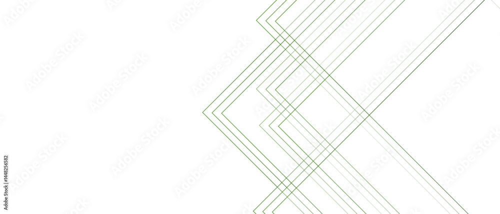 Aufkleber abstract white and green background with lines. light pastel green color palette with fine, semi-tra