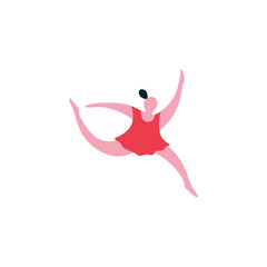 ballet dancing vector illustration design