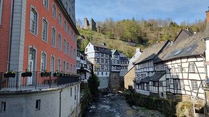 Historic old town of Monschau voted Germany's most beautiful small town