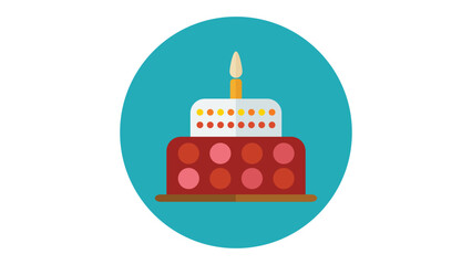 Birthday Cake Icon Design - EPS