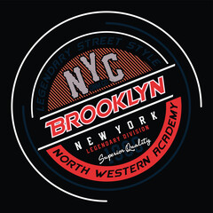 Streetwear-style urban graphic design with bold geometric typography reading 