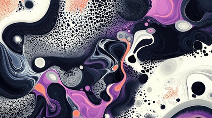 abstract background with colorful splashes