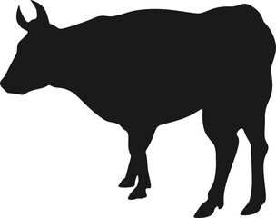 Cow Sacrificial Animal Silhouette