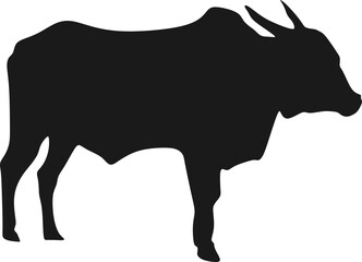 Cow Sacrificial Animal Silhouette