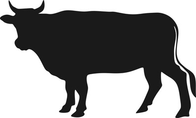 Cow Sacrificial Animal Silhouette