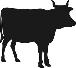 Cow Sacrificial Animal Silhouette