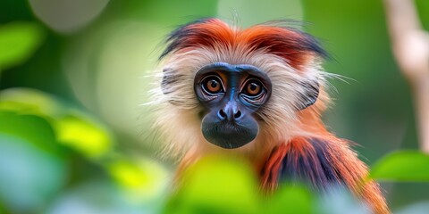 Obraz premium photo of red colobus 