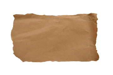 Obraz premium An old paper background. A piece of yellow paper. Brown paper torn out.