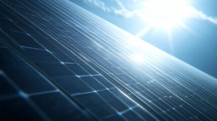 Abstract blue light rays shining through a dark background, creating a calming and modern atmosphere, perfect for technology themes.