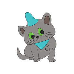 happy birthday colorful confetti and birthday cake