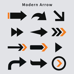 arrow icons set