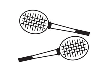 badminton shuttlecock isolated icon on white background.
