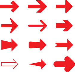 Fototapeta premium set of arrows