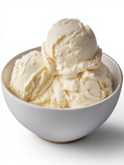 Delicious Artisan Vanilla Ice Cream Sundae: A Sweet Summertime Indulgence with Gourmet Toppings