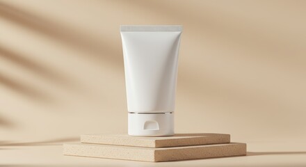 cosmetic cream tube mockup