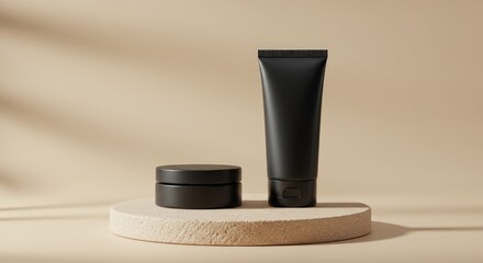 cosmetic cream tube mockup