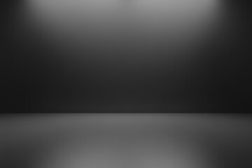 Empty Dark Studio Background With Spotlight