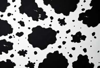 Abstract monochrome cowhide pattern background with ample copy space, pattern, texture background