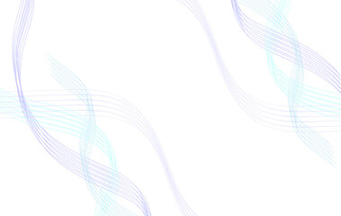 Abstract Light Blue and Purple Flowing Lines Background Wallpaper