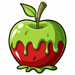 apple and worm