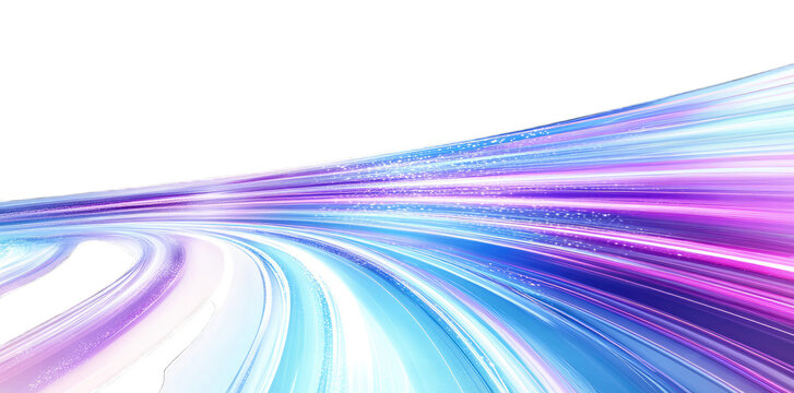 A vibrant and dynamic abstract image showcasing flowing lines in shades of blue and purple. creating a sense of motion and energy. suitable for backgrounds or digital art