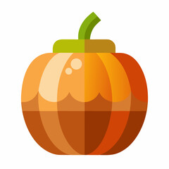 halloween pumpkin isolated on white