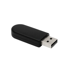 Compact black flash drive, the portable solution for transferring and storing digital data efficiently.