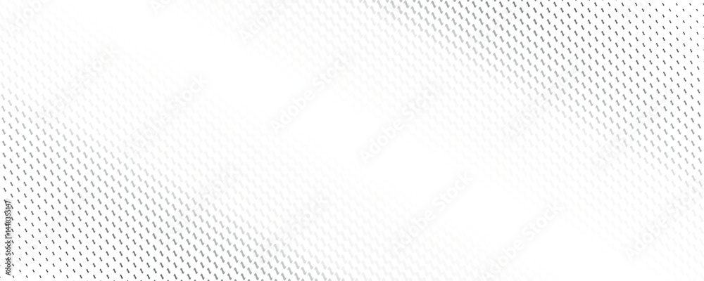 Aufkleber Dotted halftone diagonal texture. Fading polka dot gradient background. Repeating dots gradation pattern.