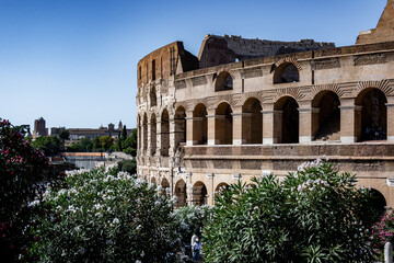Obraz premium View of the Colosseum in Rome