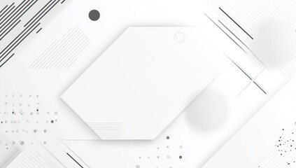 Abstract grayscale geometric design with textured shapes and lines