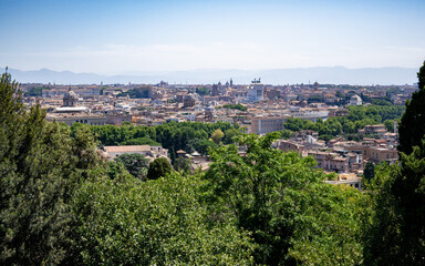 Fototapeta premium View of the beautiful city of Rome