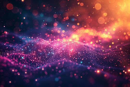 This abstract digital asset provides a strong visual foundation for technologies including AI, neural networks, digital archives, and science communication.