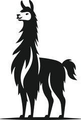 Llama vector silhouette © MostAklima