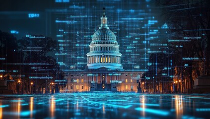US Capitol Building: Digital Transformation and Governance in the Information Age