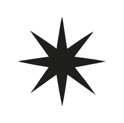 Vector illustration of Star
