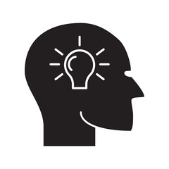 Solution icon. sign for mobile concept and web design. vector illustration