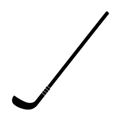 Hockey Stick Silhouette vector illustration