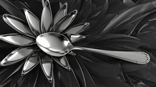 black and white rose