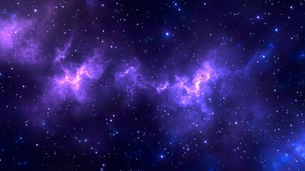 Fototapeta premium Galactic Nebula Landscape