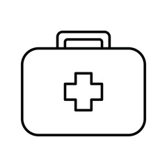 Medical box icon. First aid kit sign. vector illutration