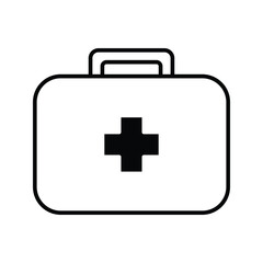 PrintMedical box icon. First aid kit sign. vector illutration