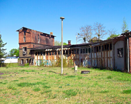 Ein ehemalige Rangierbahnhof mit Drehscheibe