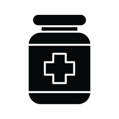 Medicine Bottle icon. symbol for mobile concept and web design. vector illustration