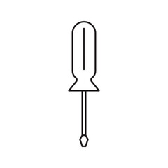 Screwdriver icon. sign for mobile concept and web design. vector illustration