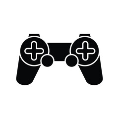 Obraz premium game controller vector icon. joystick icon. technology and entertainment, vector graphics. vector illustration