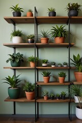 Indoor Plant Shelf Display